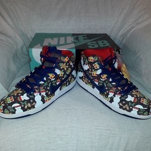 Rare New 11 Nike SB Dunk Concepts Ugly Christmas